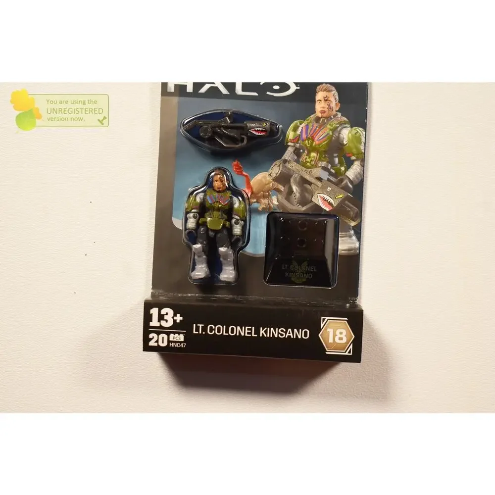 MEGA Construx Halo Universe S18 LT. COLONEL KINSANO Micro Action Figure